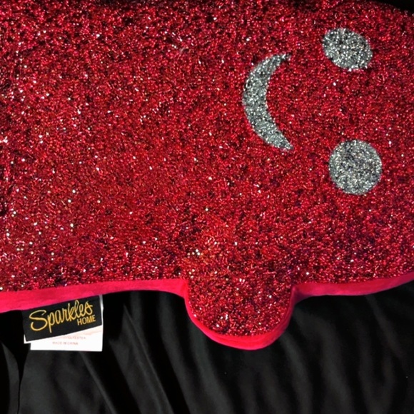 Halloween PINK Ghost 👻 TikTok Sequin Ghost Pillow HomeGoods sparkly NEW - Picture 6 of 7
